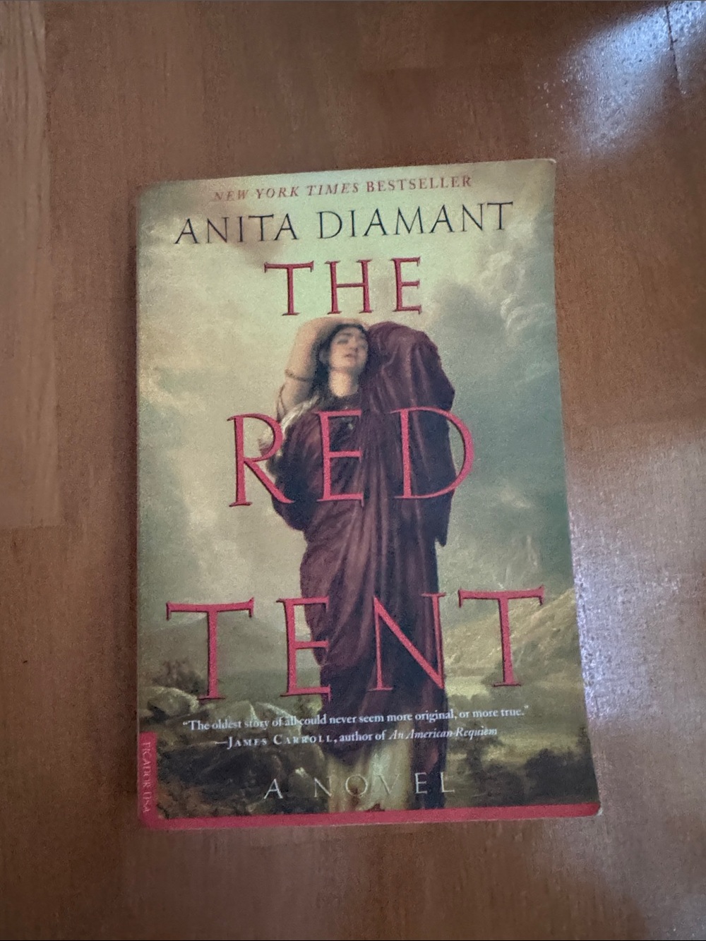 The Red Tent by Anita Diamant - Paperback Book, Red Cover